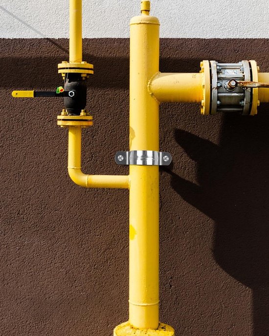 20 Stuks RVS Buisbeugels 25 mm voor Bevestiging Slangen en Leidingen | bol