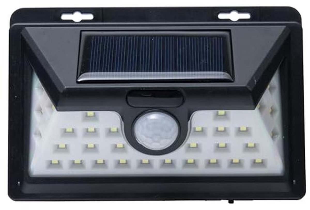 Zonne-energie Wandlamp met Bewegingsmelder - 32 LEDs, 160 Lumen