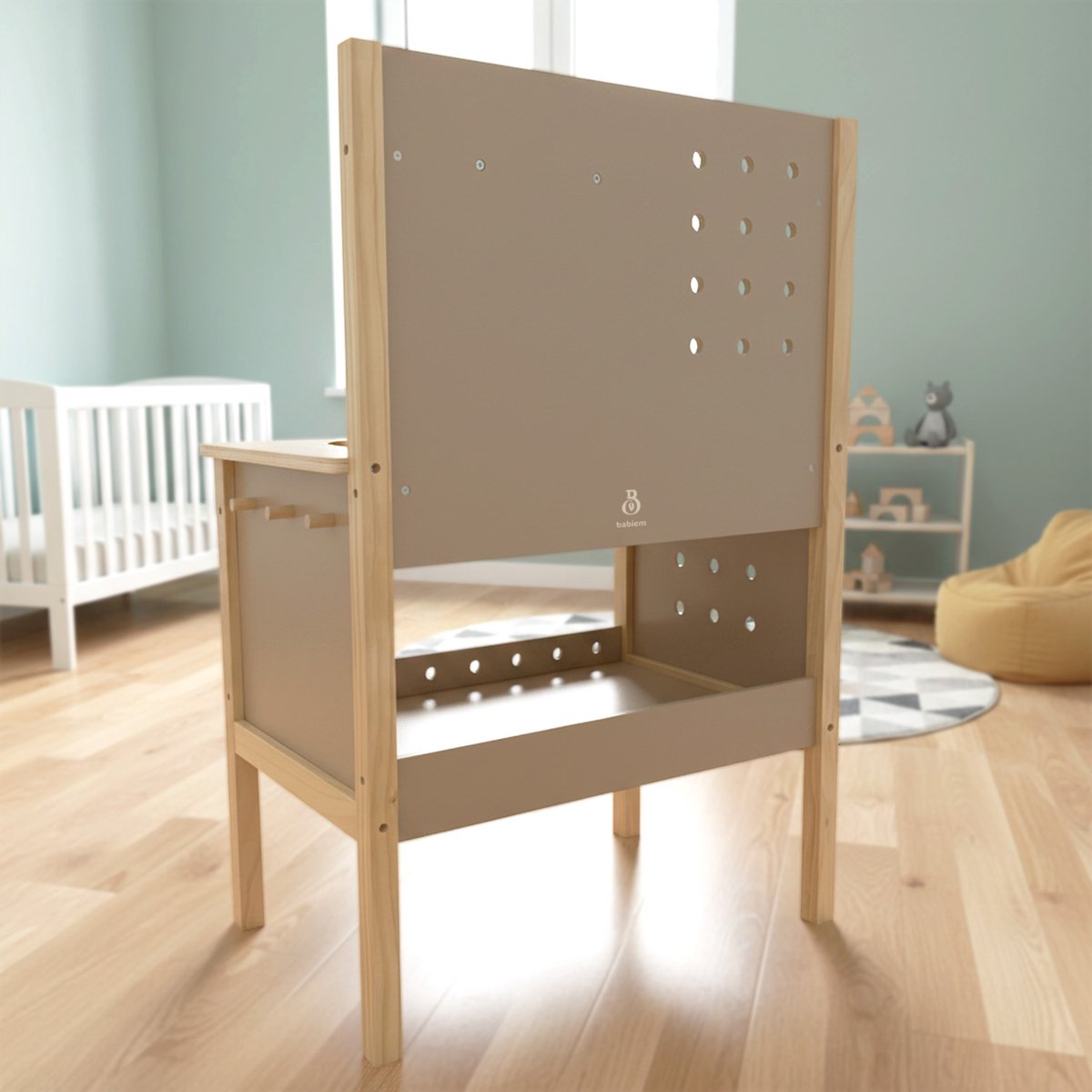 Babiem® Thomas - Werkbank Speelgoed - Incl. Gereedschap - Speelgoed - Gereedschap Speelgoed - Kindergereedschap - kinder werkbank - 55x34x80 cm - Hout — afbeelding 10