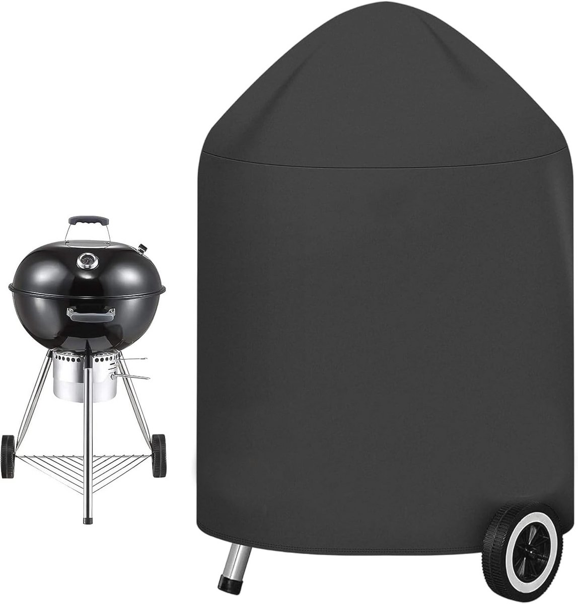 Waterdichte barbecuehoes voor buiten met trekkoord - Ø 70 cm x 96 cm
