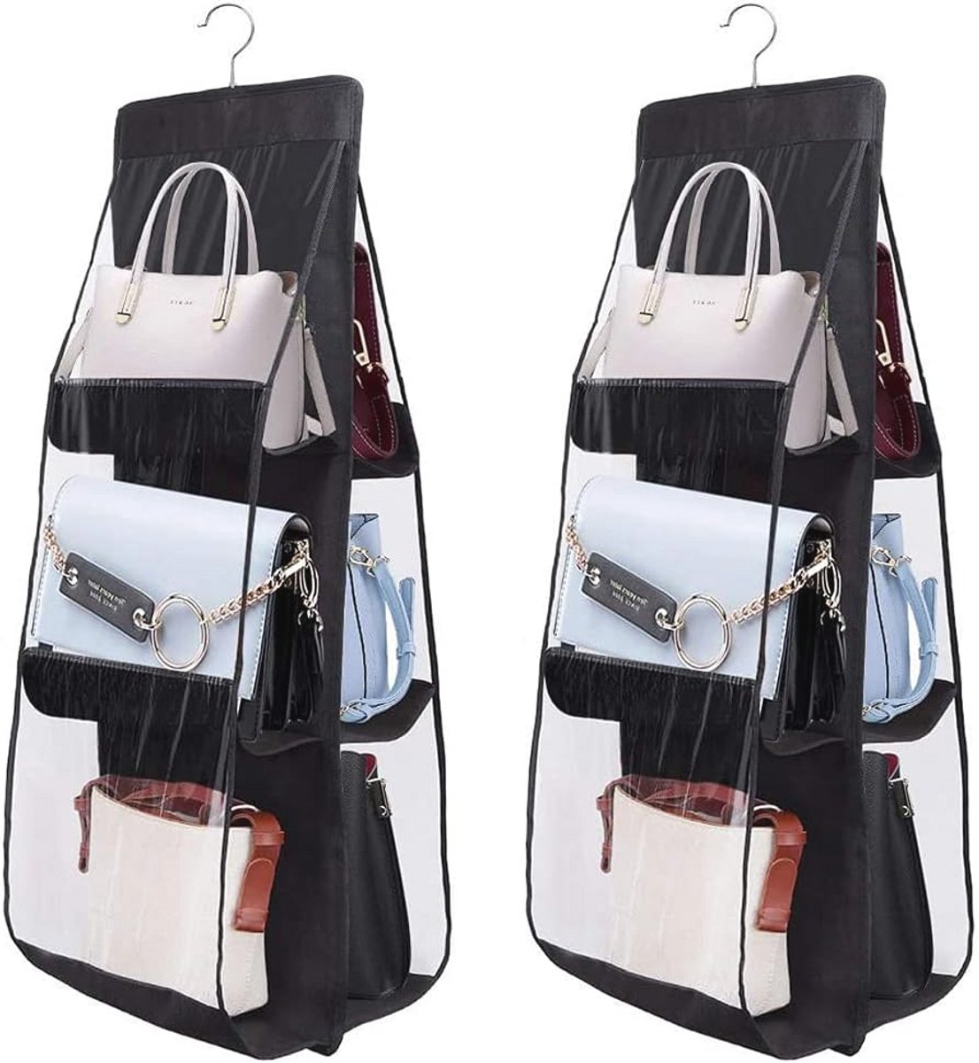 Hangende Handtas Organizer - 2 Stuks Opslagoplossing voor Tassen in Huis