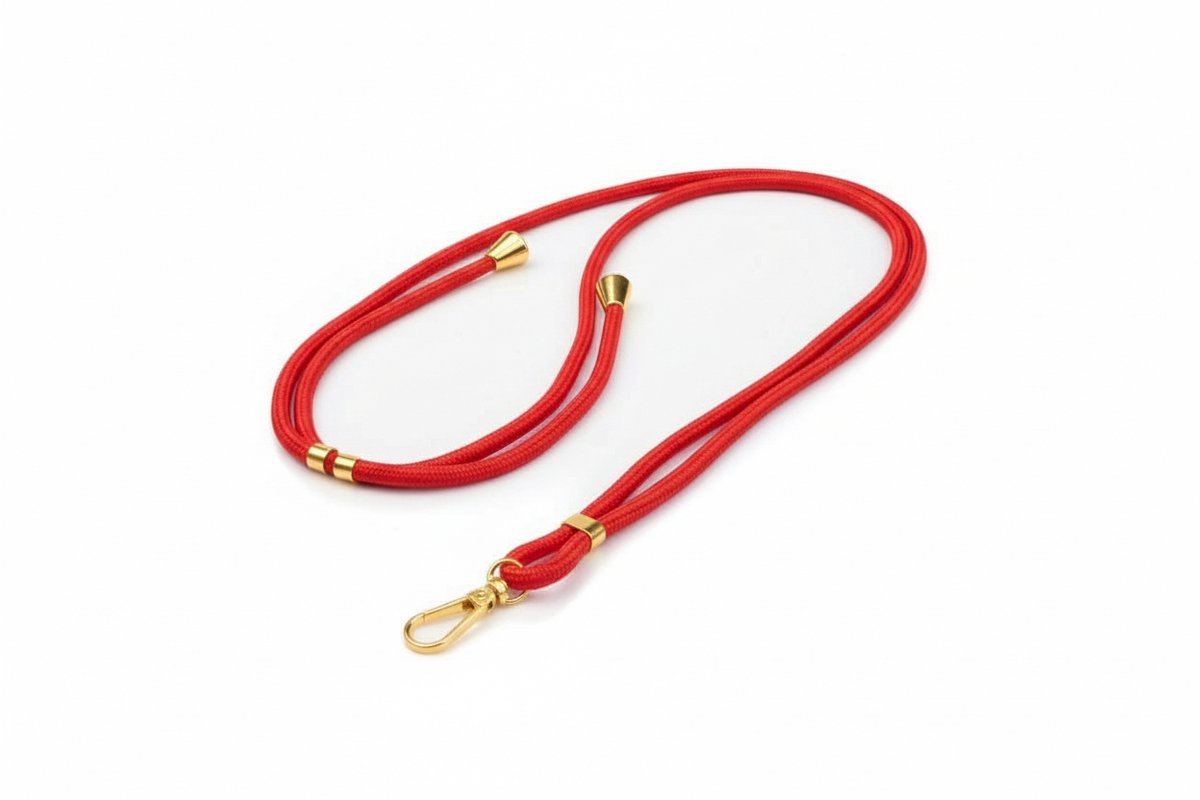 Verstelbare Telefoonkoordriem Rood - 160 cm Anti-Verloren Lanyards - Geschikt voor iPhone