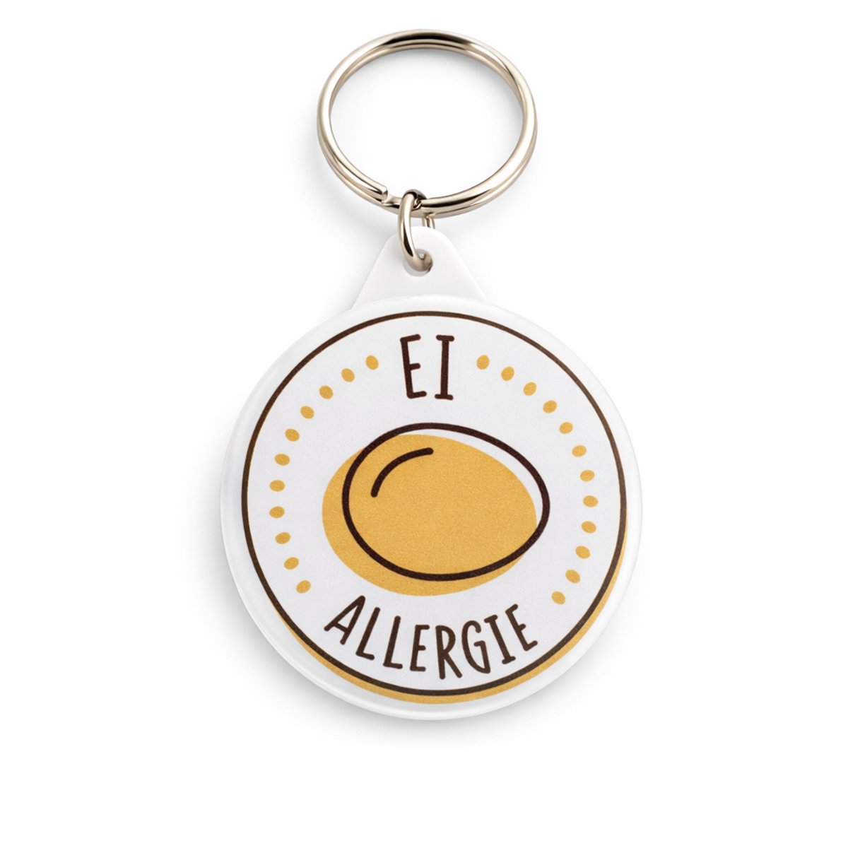 Nutzi - sleutelhanger ei allergie
