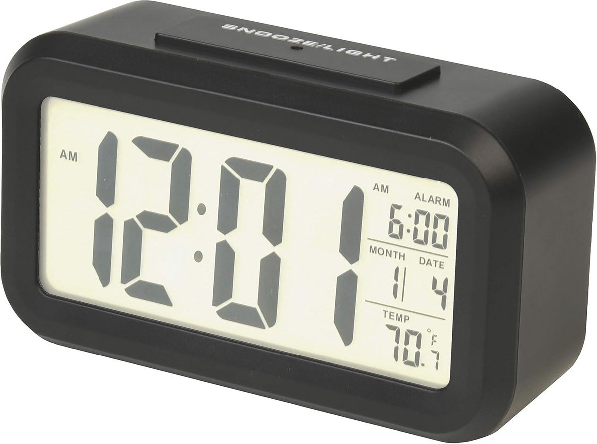 Digitale Wekker met Groot Display en Alarmfunctie