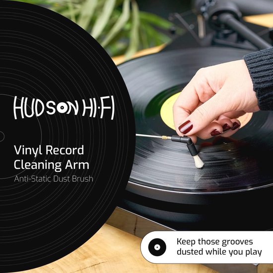 Professionele reinigingsset voor vinylplaten: alles wat je nodig hebt, inclusief een antistatische borstel voor het reinigen, beschermen en renoveren van je vinylplaten