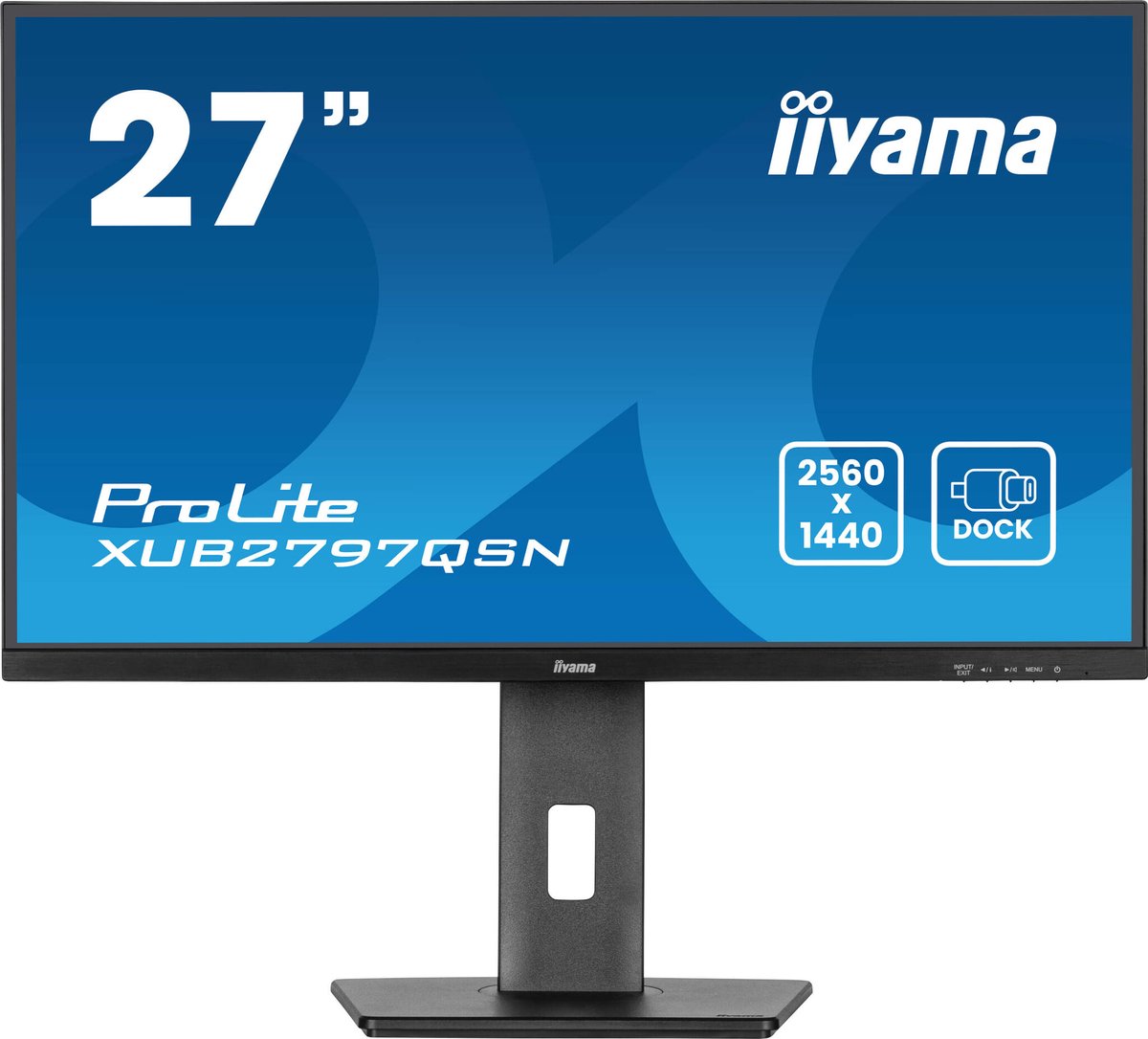 iiyama ProLite XUB2797QSN-B2 ledmonitor 100 Hz, HDMI, DisplayPort, USB-C, Adaptive Sync