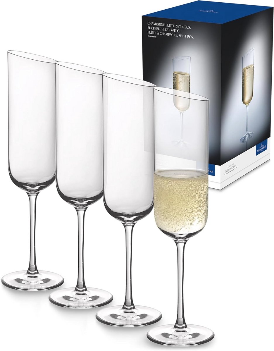 Champagneglazen Set van 4 - 170 ml