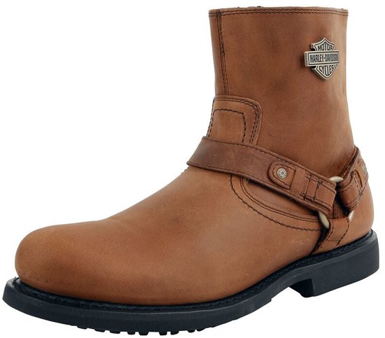 Harley-Davidson Badlands Motorlaarzen voor heren, zwart, 40.5 EU Breed : Harley-Davidson