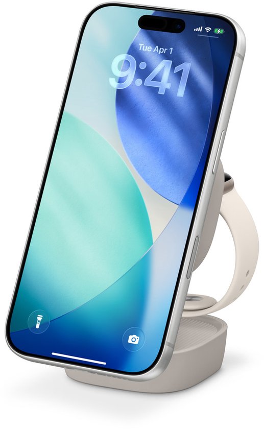Belkin UltraCharge Pro 2-in-1 magnetische oplader - Zand