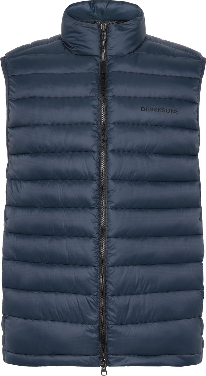 Didriksons MARINO USX VEST Unisex Outdoorjas Sleepy Blauw