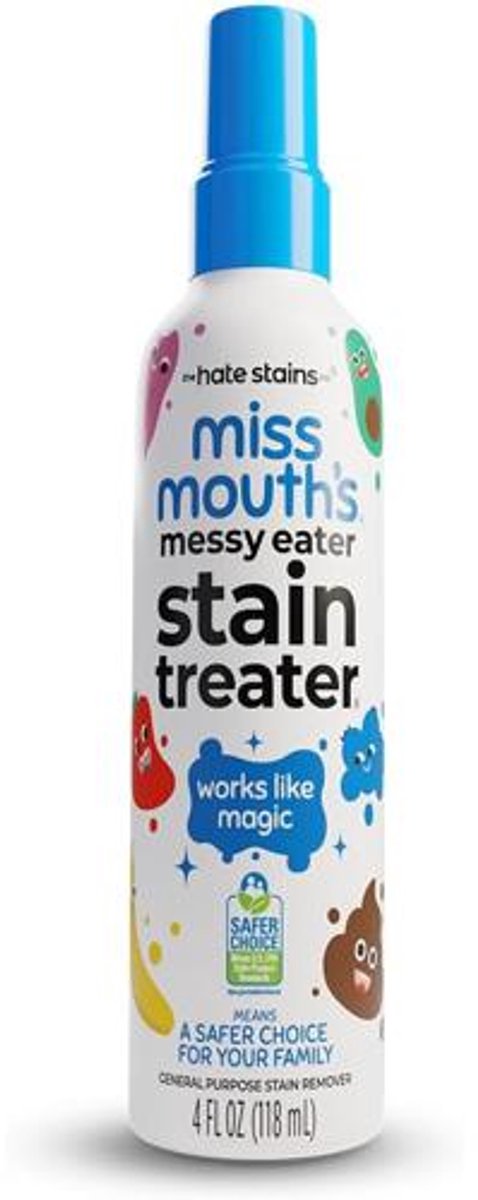Miss Mouth’s – Vlekverwijderaar Spray – Messy Eater Stain Treater – Voor Baby- en Kinderkleding – 118 ml