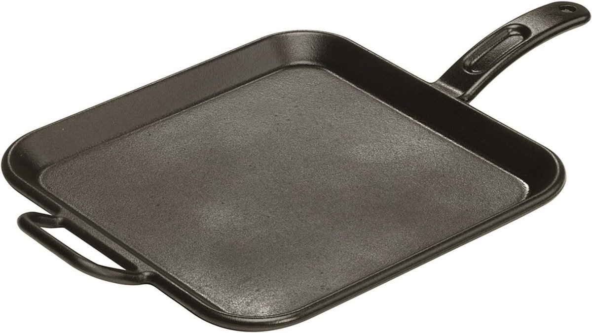 Gietijzeren Vierkante Bakplaat 30,48 cm Voor Perfecte Grill Markeringen
