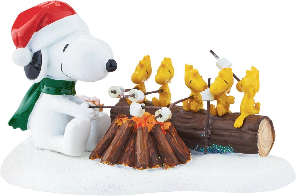 Kampvuur Buddies Beeldjes uit Peanuts Dorp