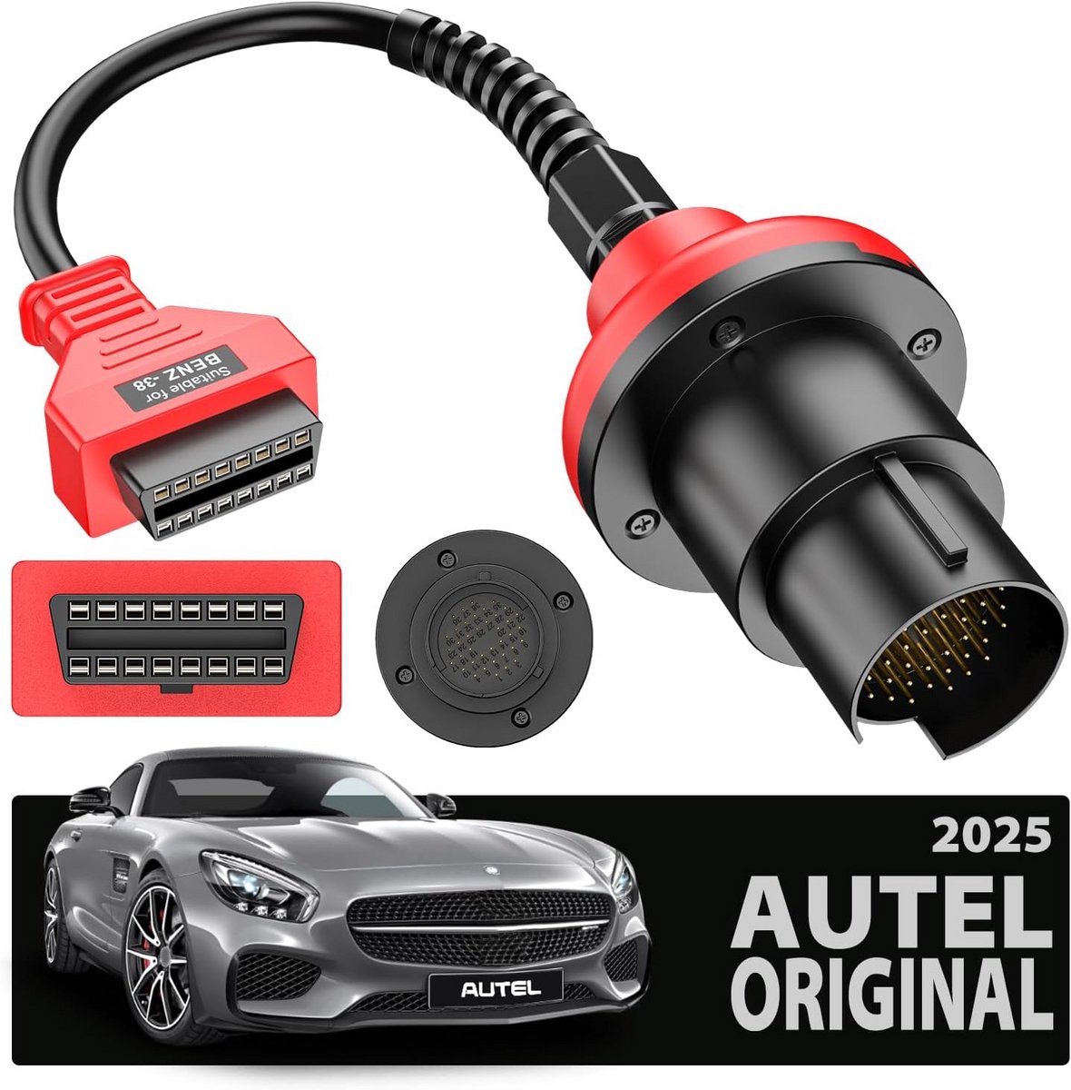 OBD2 Diagnostic Adapter 38 Pin Man to 16 Pin Vrouw voor Mercedes Benz