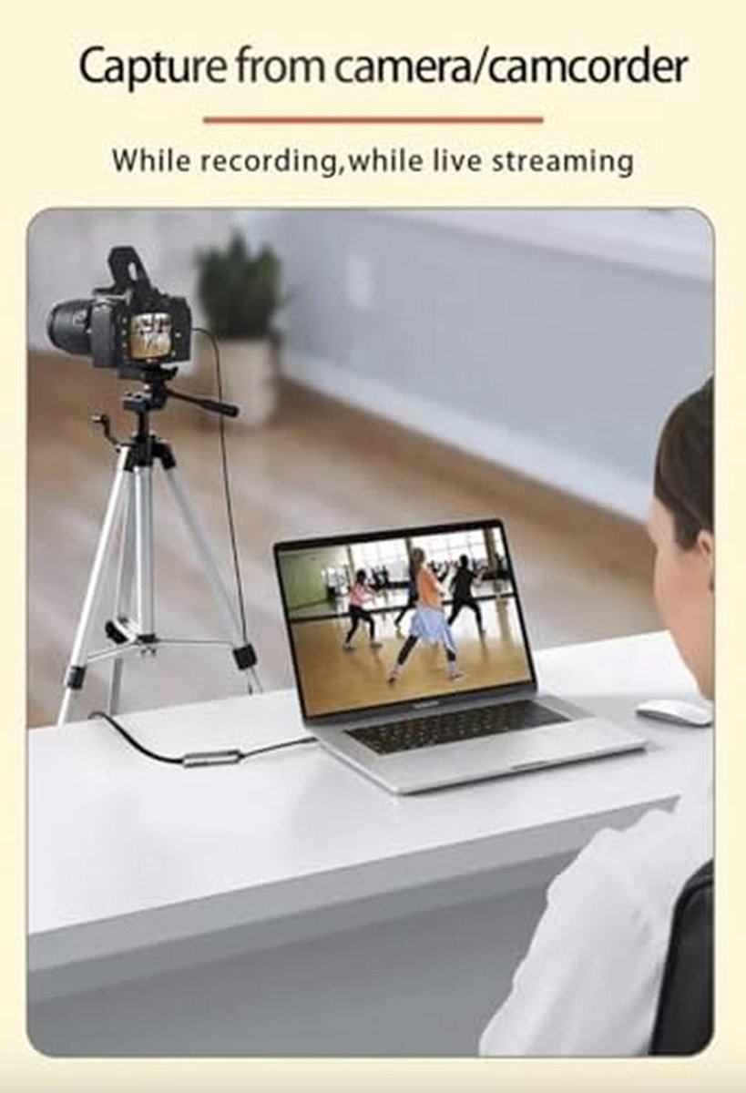 Video Grabber HDMI USB 2-in-1 Capture Card 4K 30Hz FullHD 60Hz thumbnail 2