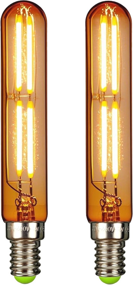 LED Gloeilampen 4W E14 Edison 2700K Warm Wit - 2 Stuks