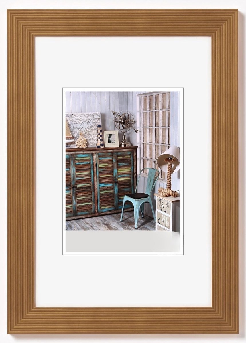 Famanu Eiken houten fotolijst 24x30 cm Grado serie