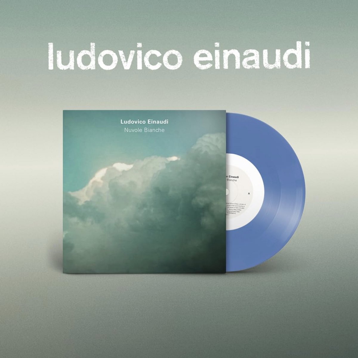 Zeldzame blauwe vinyl van Nuvole Bianche met prachtige zang