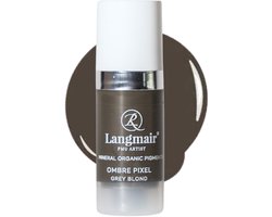 Langmair Pigmenten voor de wenkbrauwen- permanente make-up - Ombre Pixel - PMU inkt - tattoo inkt- PMU pigment - Grey Blond