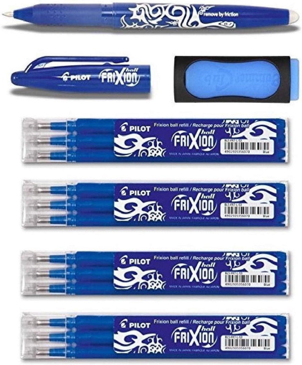 Navulvullingen voor uitwisbare rollerball 0,7 mm - 12 stuks en Frixion Remover