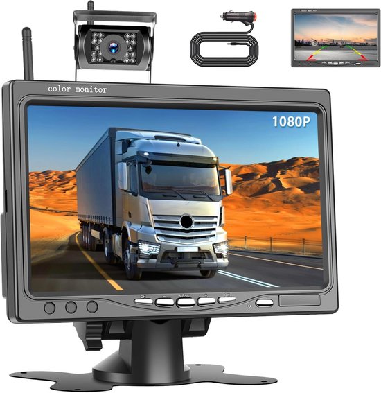 Draadloos Dubbele Achteruitrijcamera Set 7inch