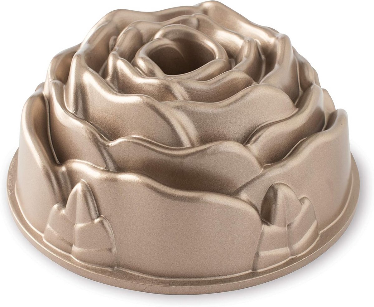 Bakvorm Rozen Motief van Aluminium met Anti-aanbaklaag