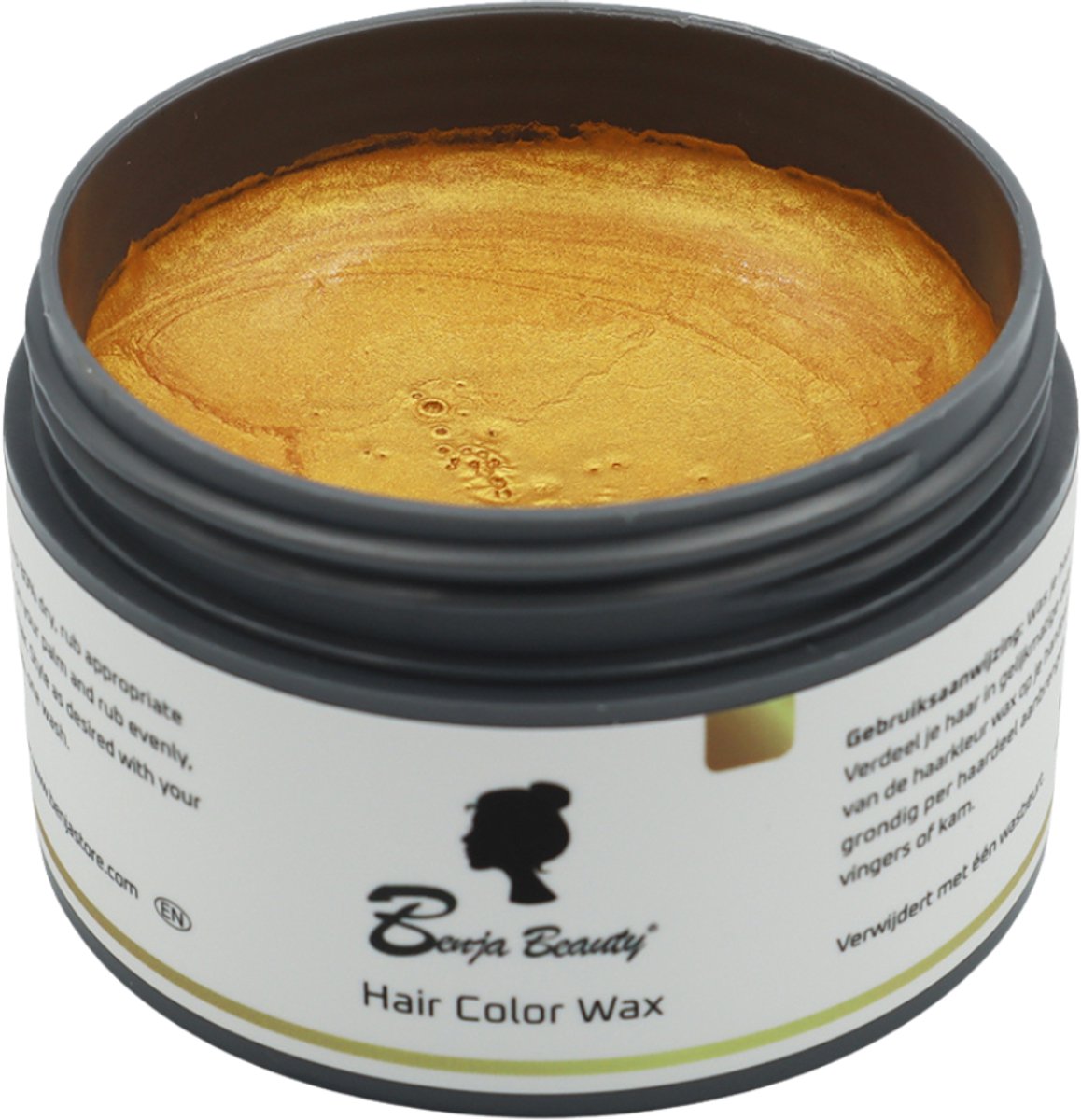 BenjaBeauty Haarwax - Haarkleuring - Haarverf - Carnaval- Halloween - Cosplay - Haarcrème - Goud