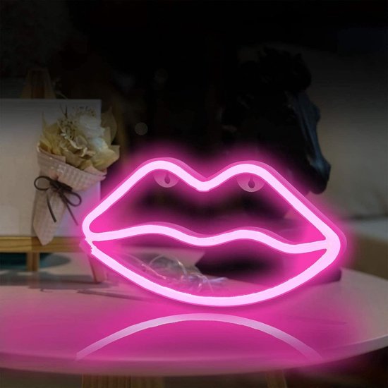 Neon Licht 3D Muur Decoratie Lamp - LED Verlichting voor Slaapkamer en Feestdecoratie — afbeelding 4