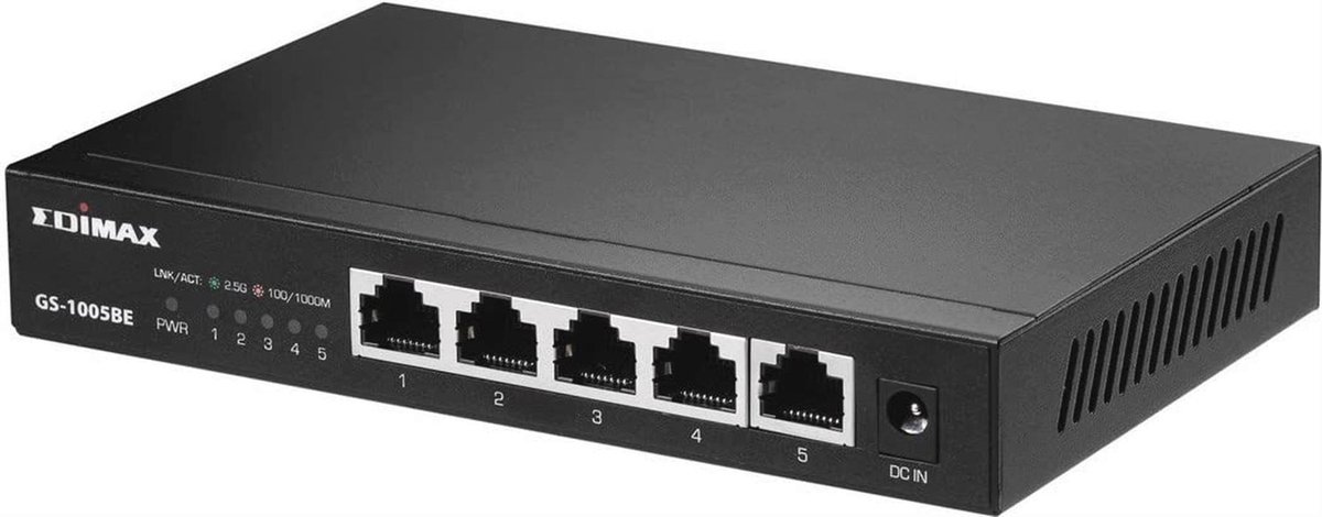 5-Port 2.5 Gigabit Switch voor hoge snelheid netwerkverbinding