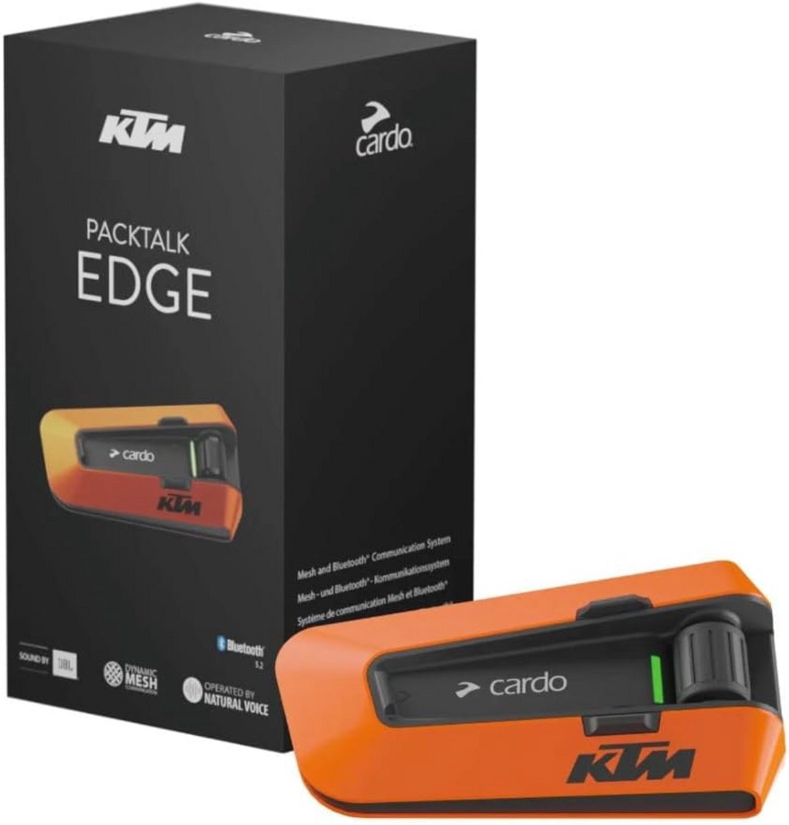 Waterdichte communicatiemodule voor motorfiets met hoogwaardige audio en spraakbediening