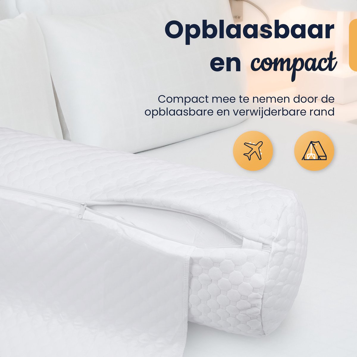 Merctic Merctic Opblaasbare Bedrand Bedhek - afbeelding 5