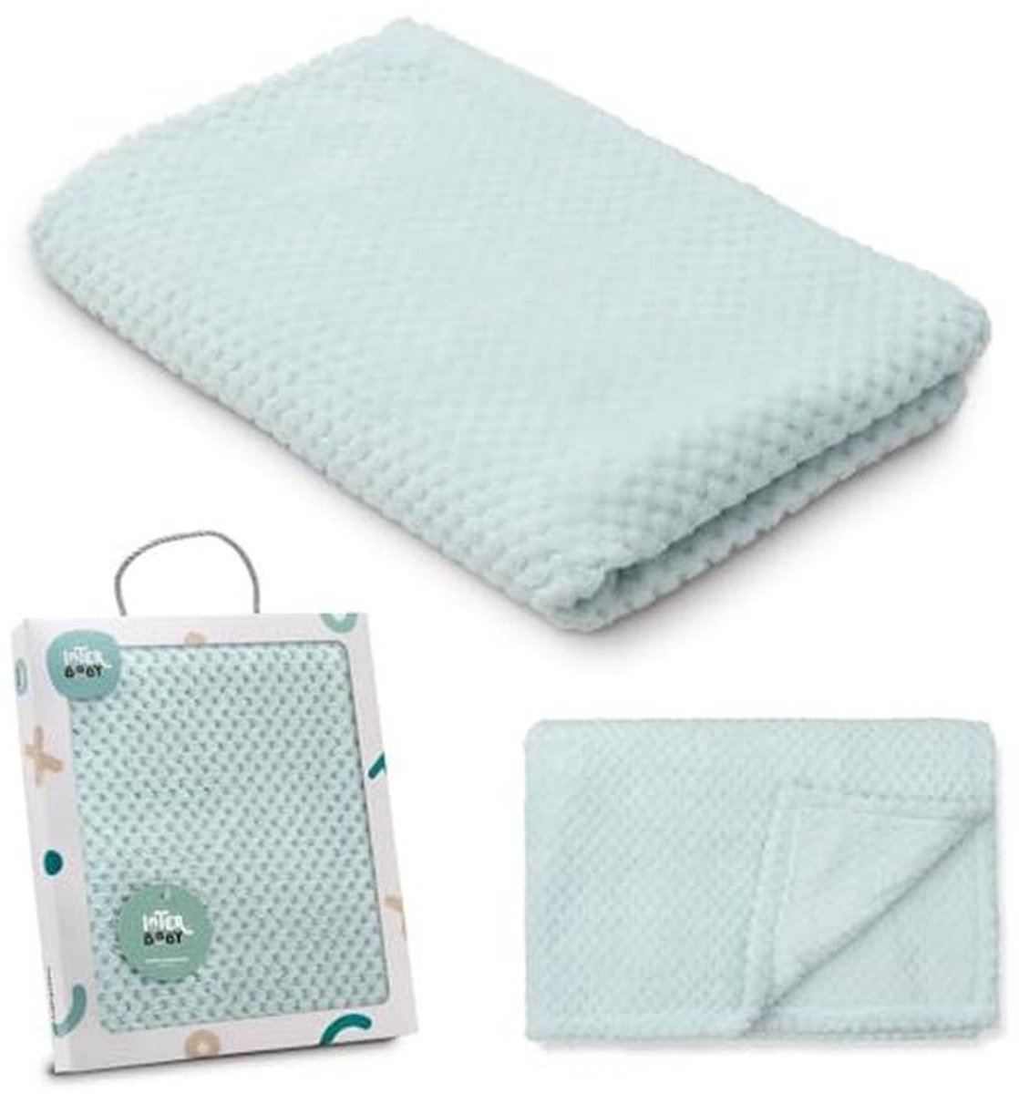 Extra zachte babydeken voor pasgeborenen - multifunctioneel en comfortabel, 80 x 110 cm