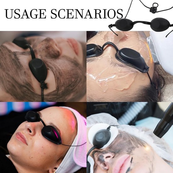 3 Stuks UV-Beschermende Infraroodbril voor Zonnebank en IPL Therapie — afbeelding 3