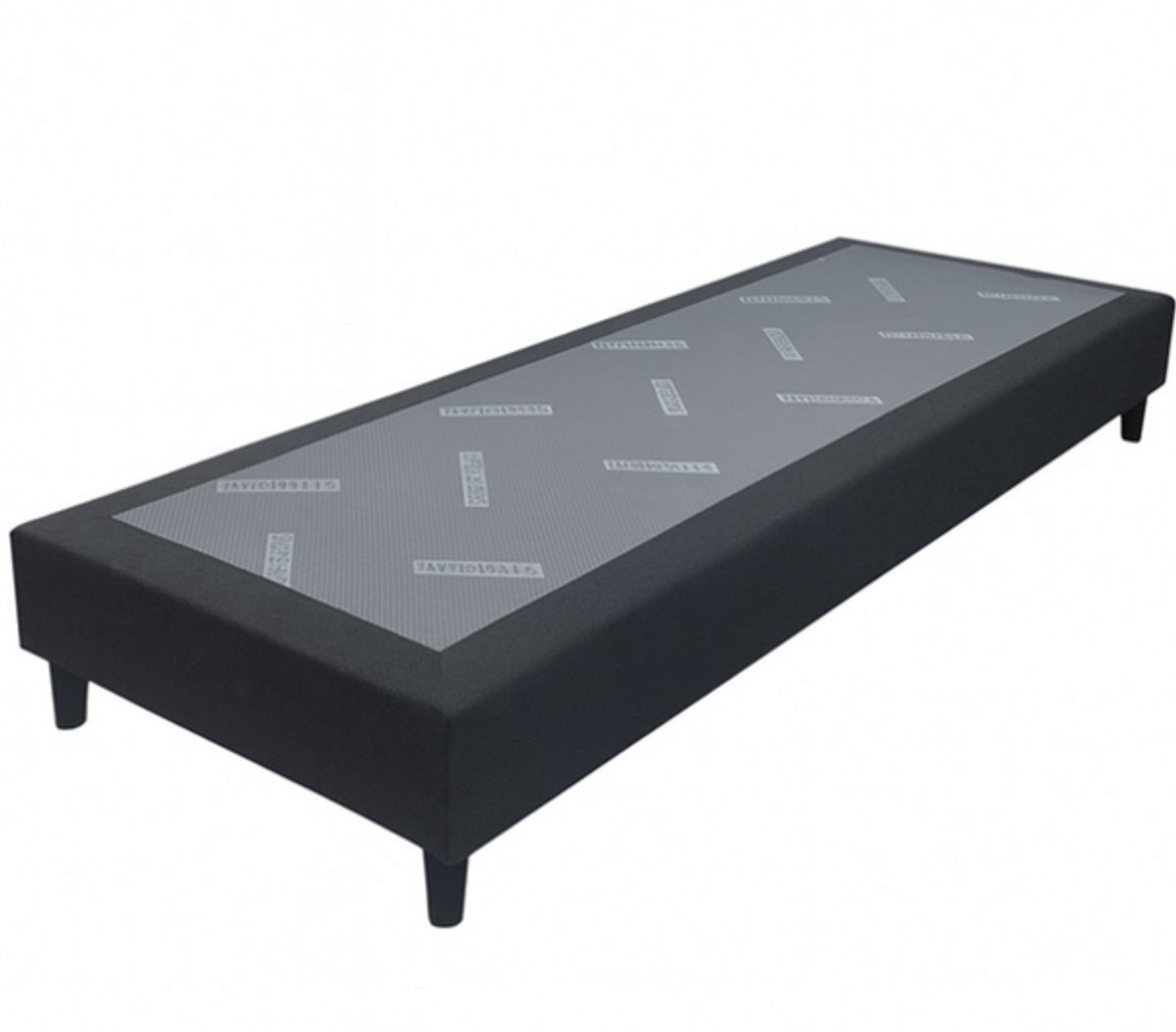 DER Bedding Losse boxspring - 110x180 - 20 cm - (zonder matras en hoofdbord, ook verkrijgbaar met matras en hoofdbord en in de kleuren Zwart, Antraciet, Grijs, Licht Grijs en Beige) Zwart, Antraciet, Licht Grijs en Beige