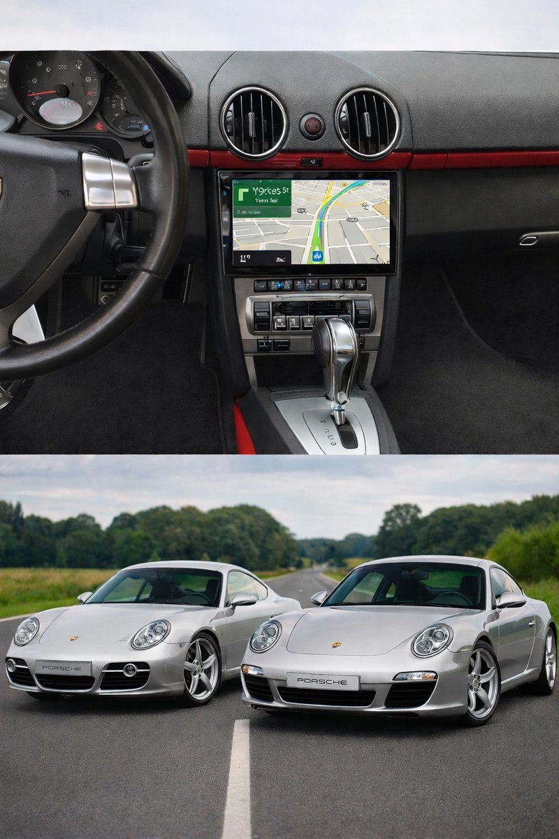 ADIVOX T2 9 inch geschikt voor Porsche 911/977/Cayman/Boxster/987 CarPlay/Auto/Wifi/DSP/5G/DAB+