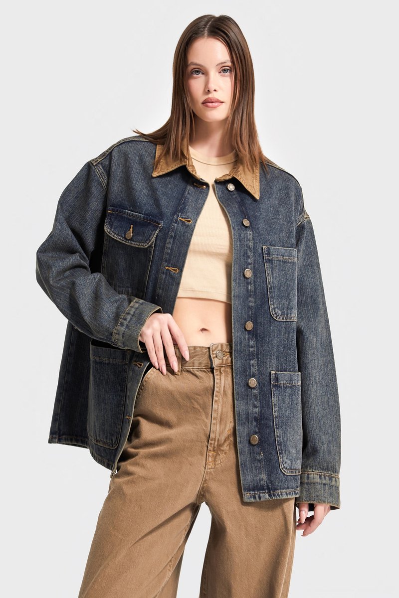 It's Basic - Oversized Denim Jacket