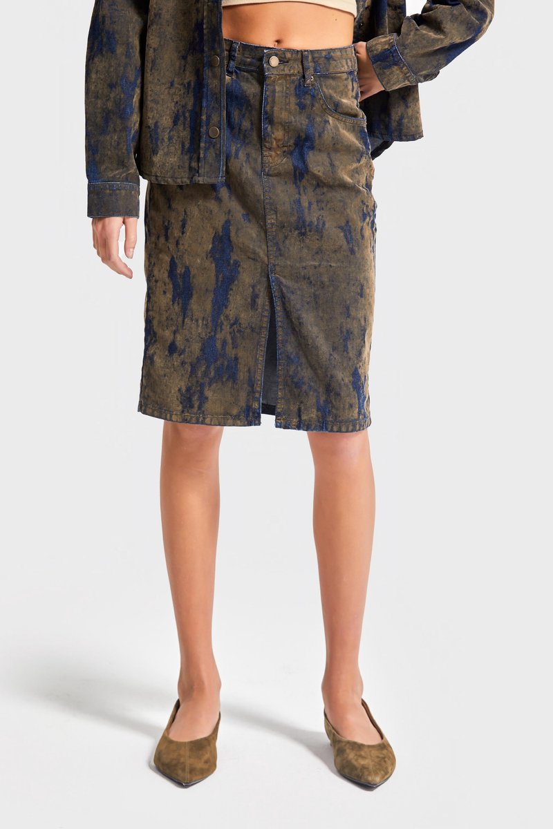 It's Basic - Midi Denim Skirt