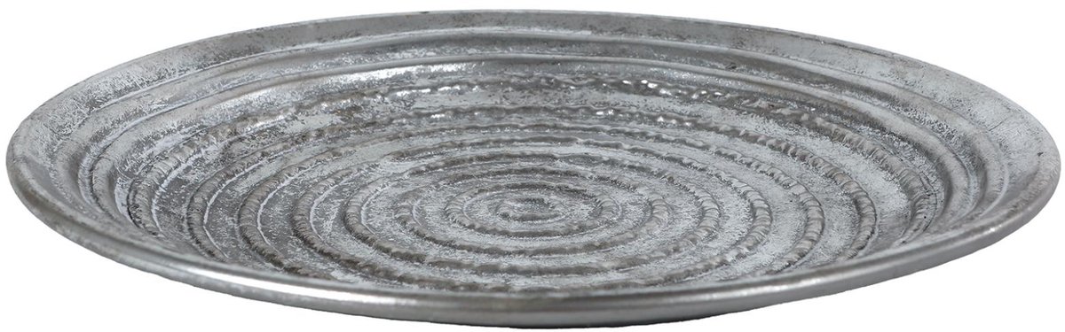 Metalen Dienblad Ceara 39x39x2 cm Zilver