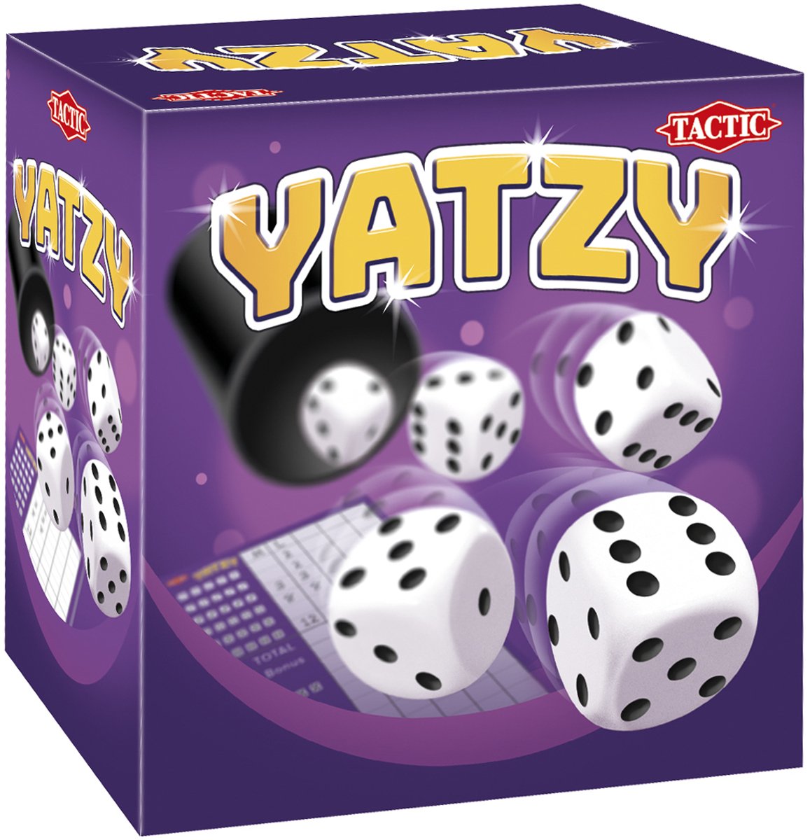 Tactic Yatzy – Dobbelspel – Klassiek Familiespel – Met Dobbelbeker en QR Uitleg – Vanaf 5 Jaar – 2 of Meer Spelers — afbeelding 3