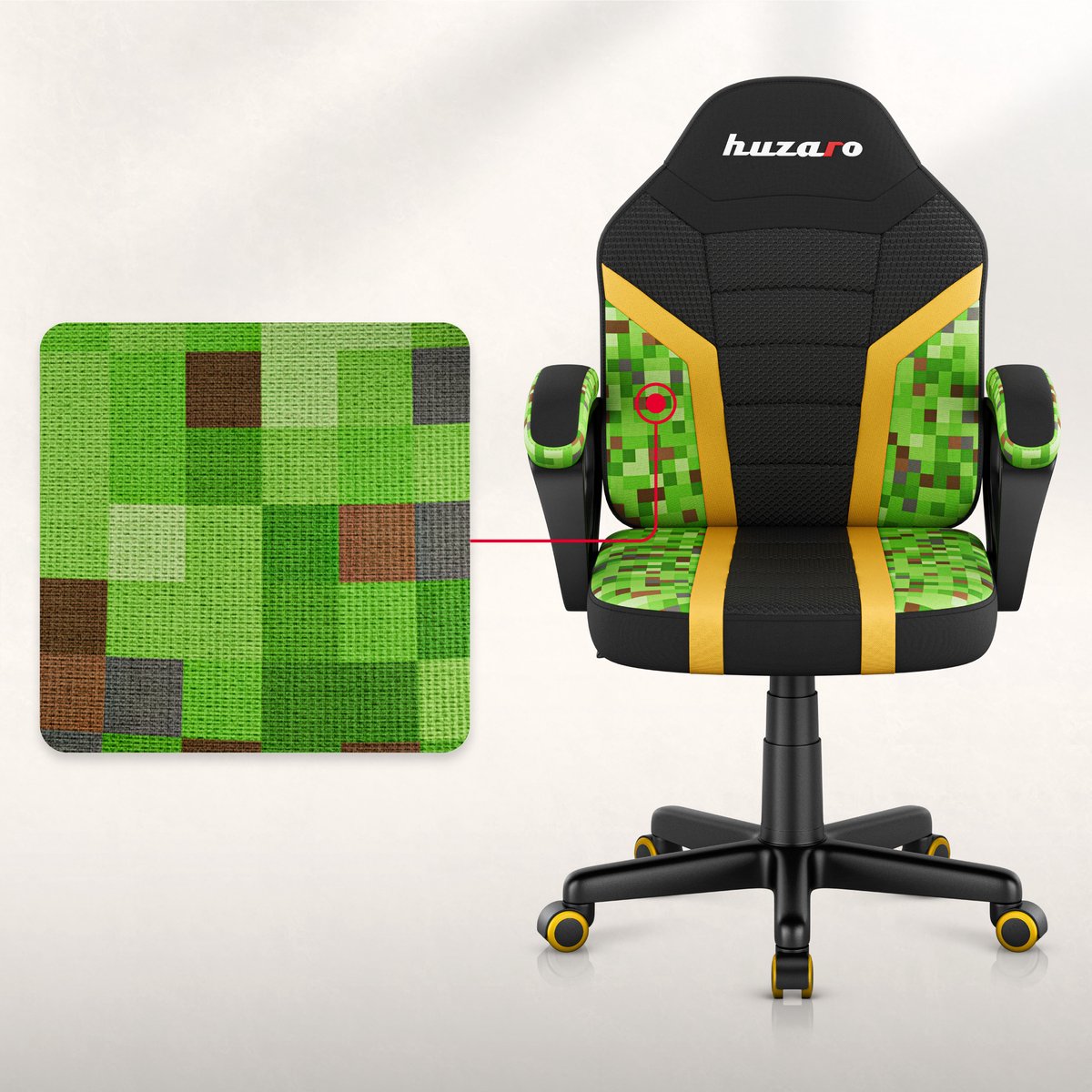 Huzaro Ranger 1.0 Gamestoel Kinderen Zwart Veelkleurig - afbeelding 3