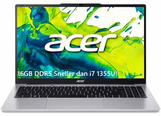 Acer - Aspire Lite - 15.6" FHD - i5 13500H - 16GB DDR5 - 512GB - Windows 11 Pro - 2jr garantie - Acer - Hoofdafbeelding
