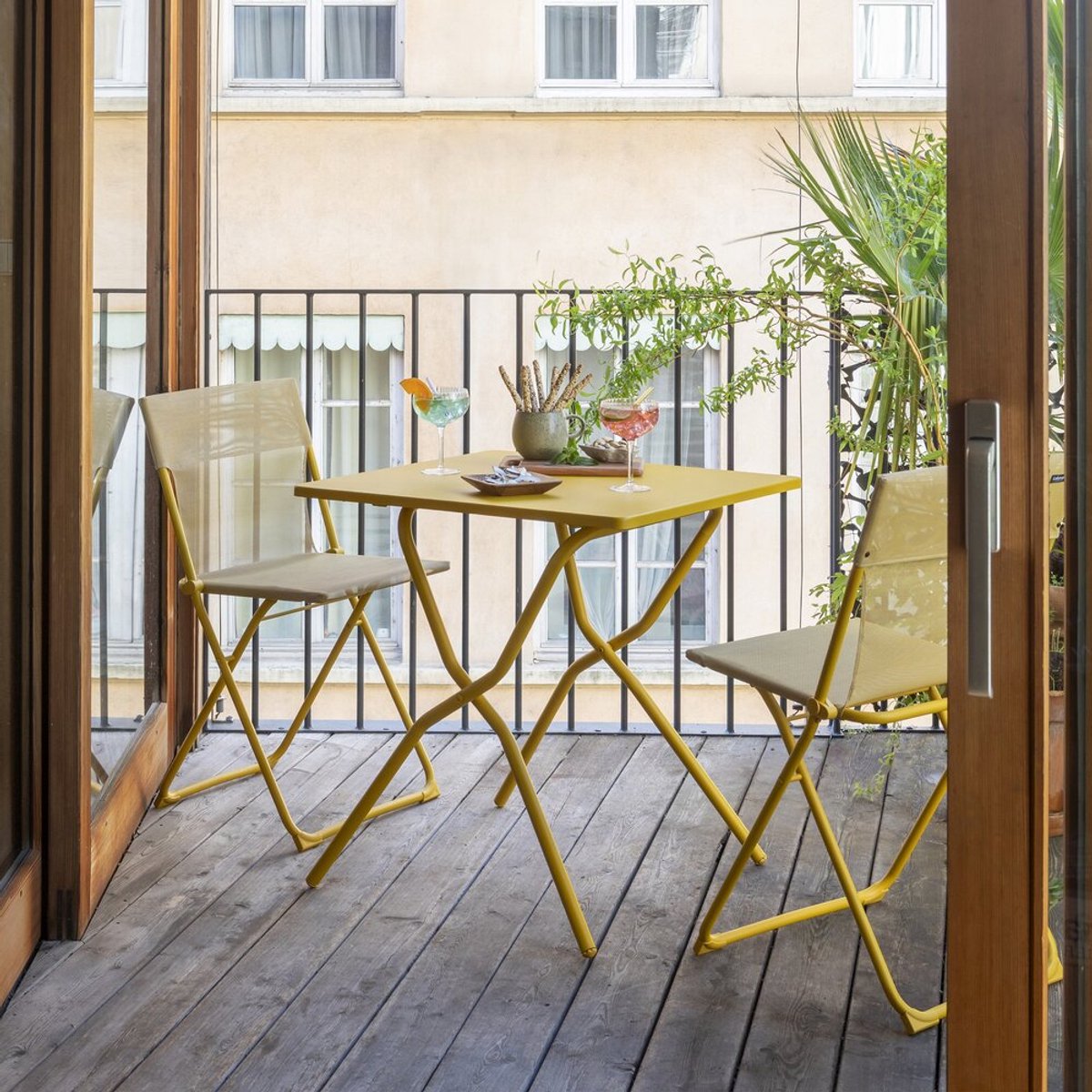Lafuma Balcony II Chaise - Ultra Compact - Pliable - Miel