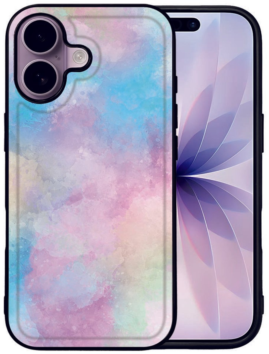 Backcover Hoesje iPhone 17 Watercolor Light