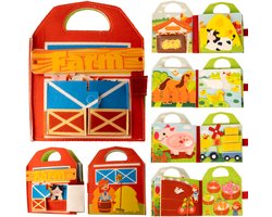 Adamir Busyboard Book Boerderij Editie - Montessori Speelgoed - Educatief Speelgoed - Sensorisch Speelgoed - Activiteiten Speelgoed - Het Grote Speelgoed Boek 2026