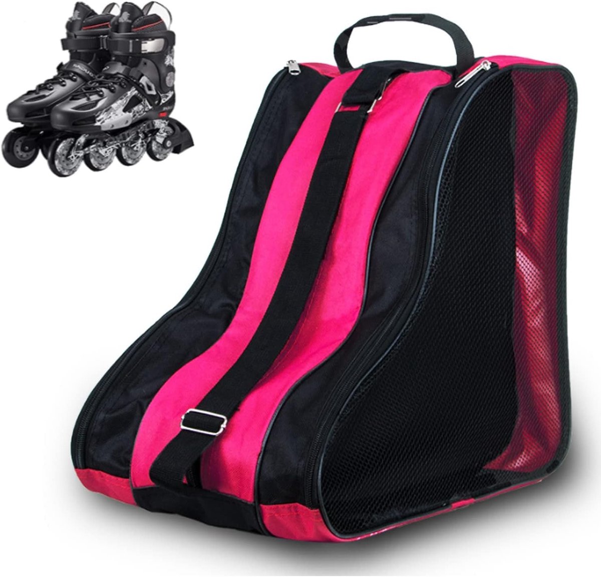 Unisex Roller Skating Rugzak met Verstelbare Schouderband voor Skates – Skateaccessoires – Draagtas