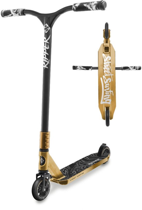 Surf Rippers Street Surfing - Ripper Stuntstep - Bloody Gold - 110mm Wielen | bol