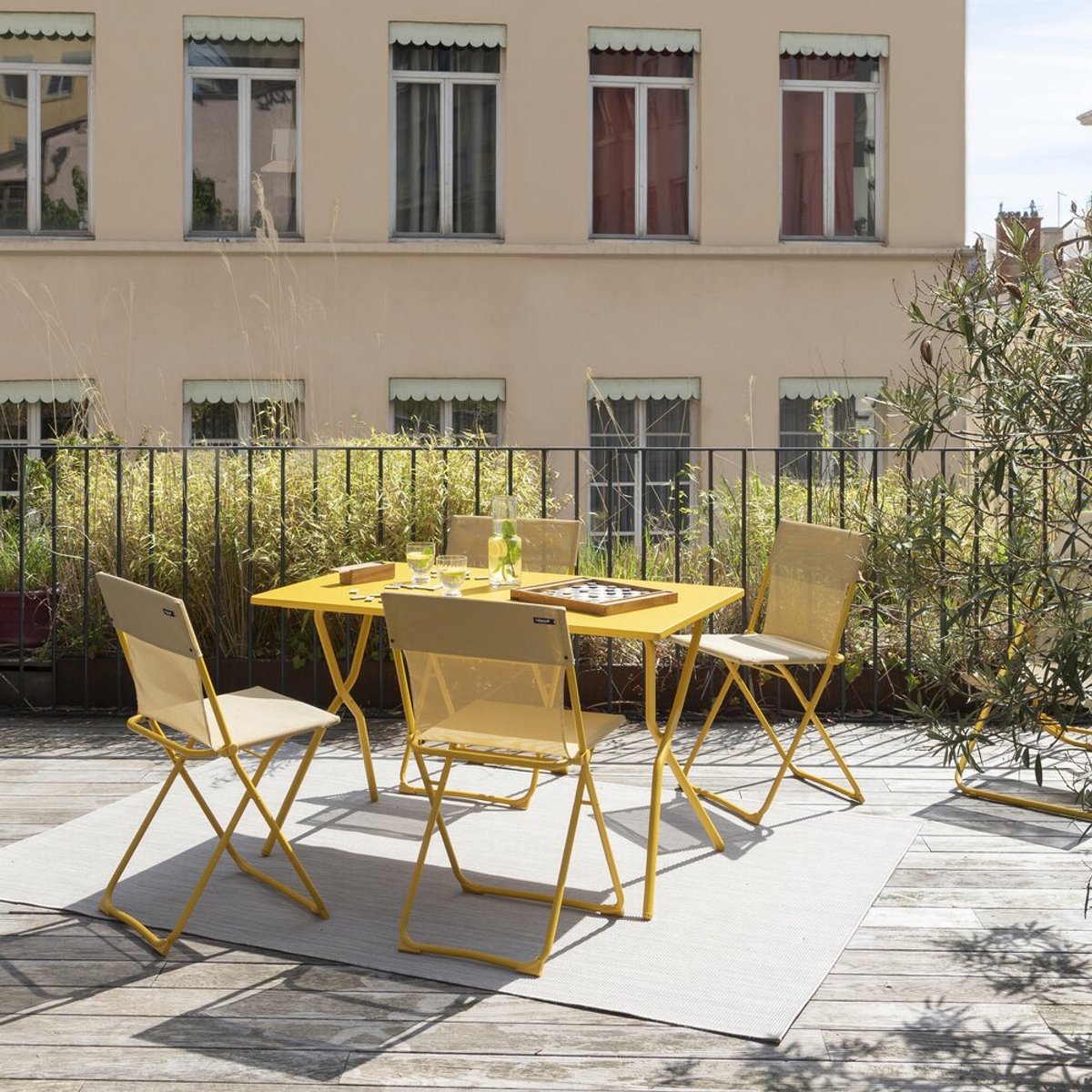 Lafuma Balcony Table - Table bistro - Table de jardin - Pliable