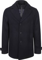 Steppin' Out Caban Coat Wol Navy - Maat 50 - Heren - Mantels