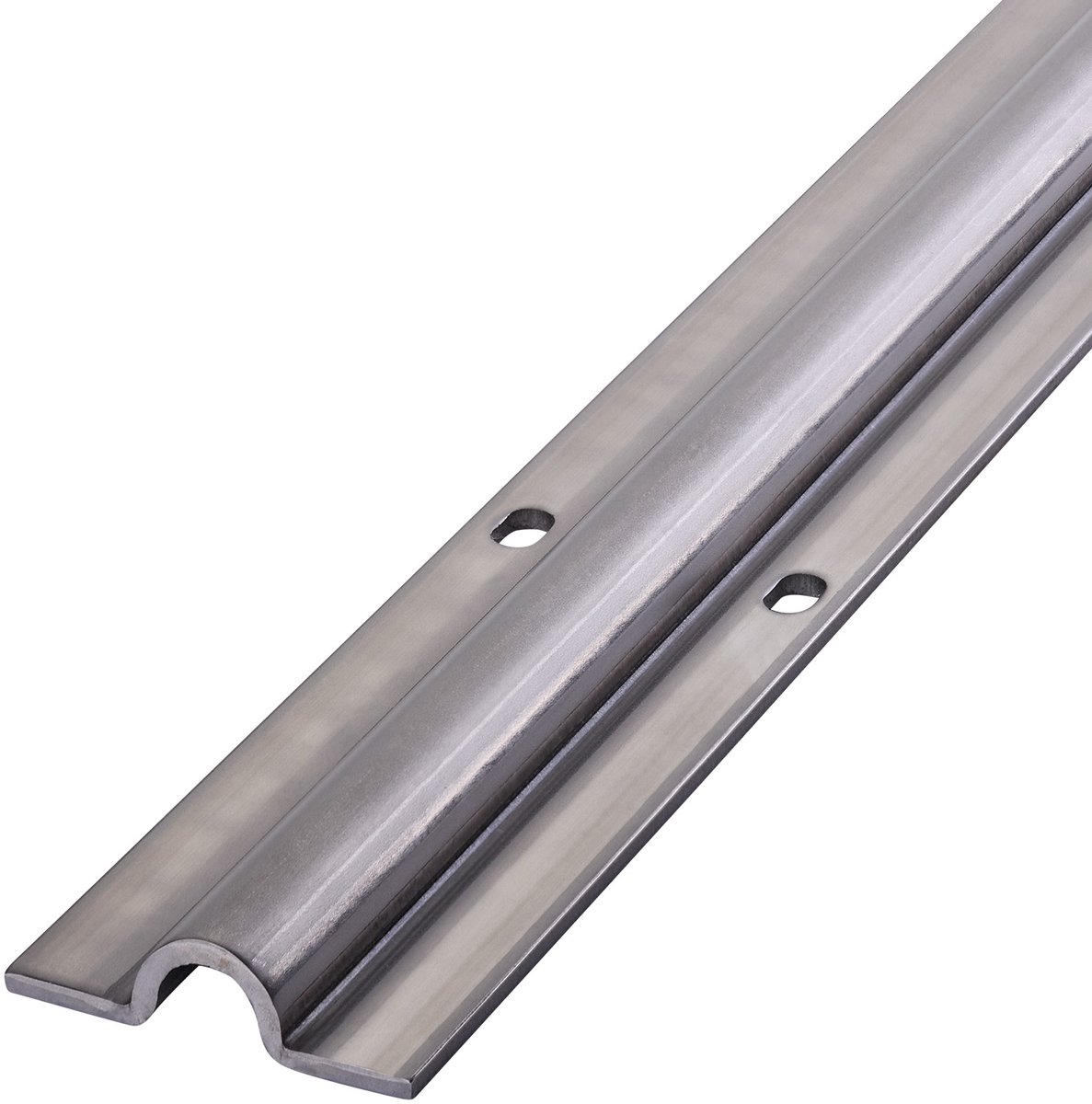 SOTECH vloerrail voor roldeur met deurrollen (R10) Looprail 2000 x 55 x 15 mm roestvrij staal voor schuifdeur