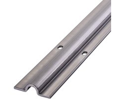 SOTECH vloerrail voor roldeur met deurrollen (R10) Looprail 2000 x 55 x 15 mm roestvrij staal voor schuifdeur